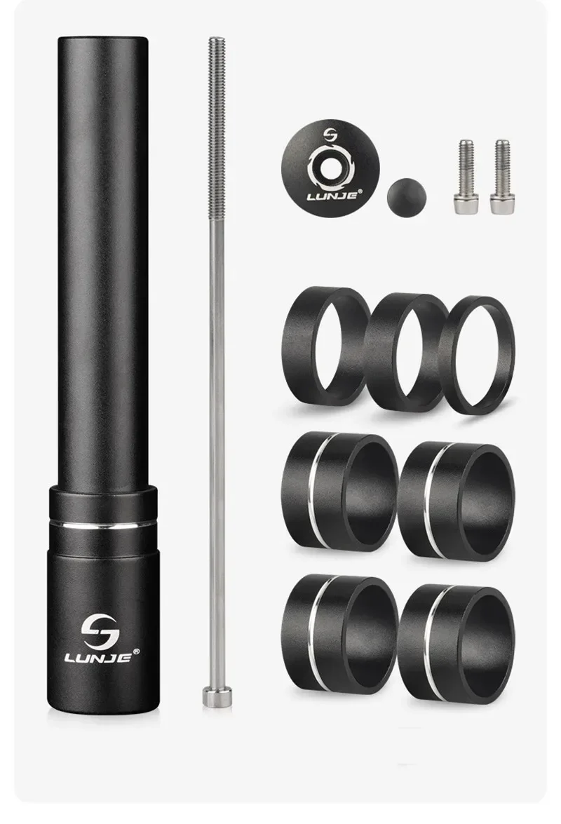 Fahrrad Gabel Vorbau Rise Up 85 115 135 150 180 210 MM Fahrrad Vorbau Höhe Extender Straße Mountainbike Lenker erhöhen Adapte – Detail 13