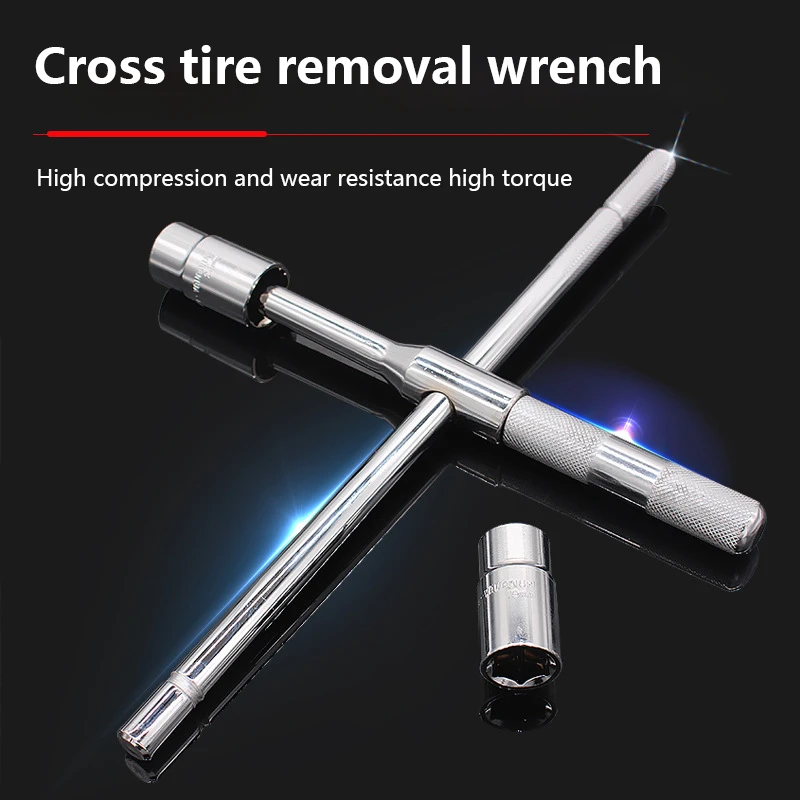Car Tire Wrench Cross Labor Saving Disassembly Tire Wrench Change Tire