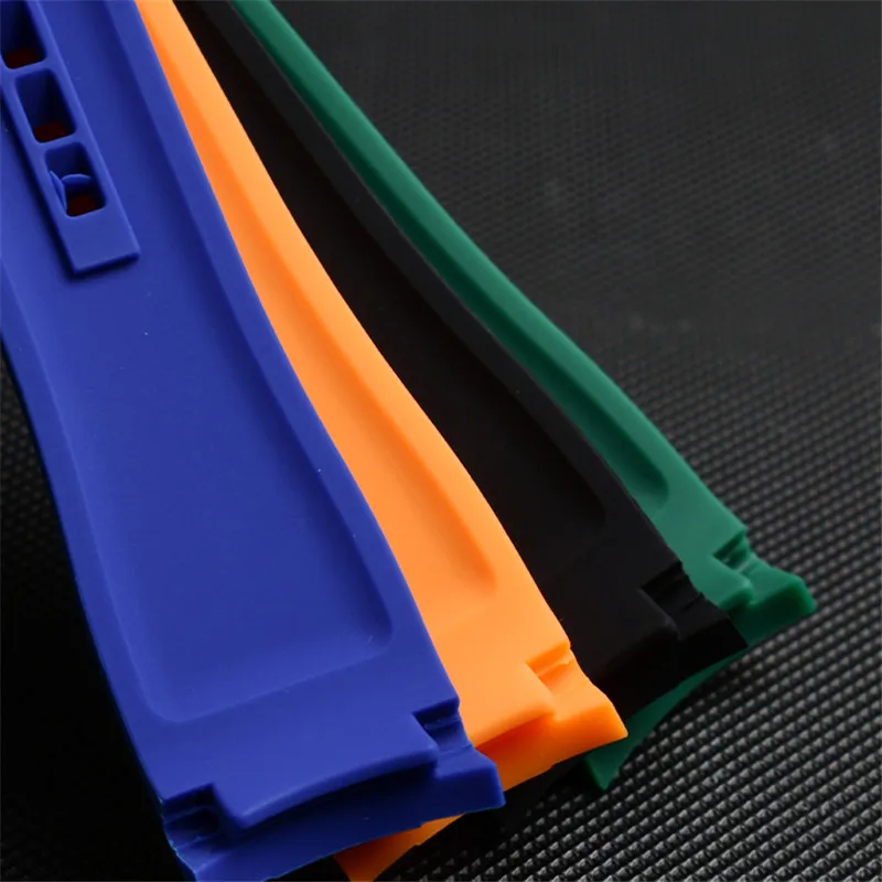 Cinghie In Gomma Curva Blu E Nera Seiko Turtle Crafter - Foto 9