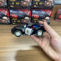 Disney Toy Story 3 Model Car Lightning Mcqueen Metal Diecast With Lights Inertial Pull-Back Wheel Spit Out Your Tongue Cars Toys 4