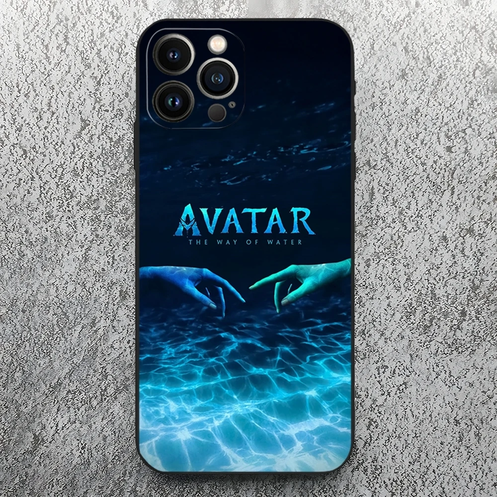 Avatar The Way of Water Black Soft Silicone Phone Case