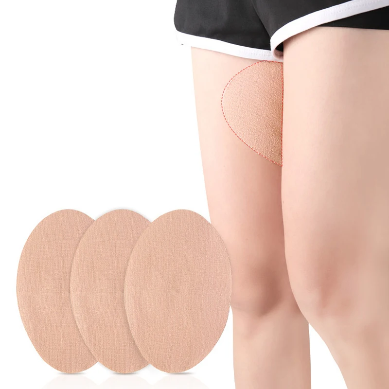 

6-2Pcs Inner Thigh Anti-wear Patch Tape Spandex Invisible Body Anti-friction Pads Patches Not Stuffy Elastic Leggings Bandage