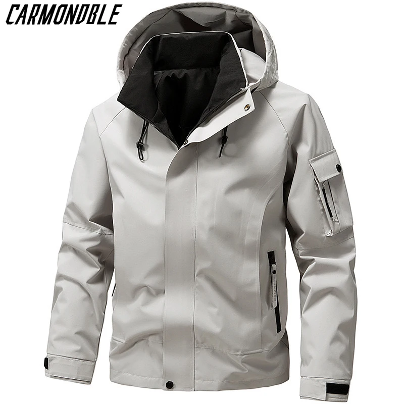 CARMONDBLE Spring Cycling Men Jacket Mountain Bicycle Windproof Coat Bike MTB Motorcycle Clothes Capa De Chuva Moto Motociclista