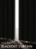 1pc Solid 100% Blackout Curtains with Grommets, Curtains for Bedroom, Living Room, Kitchen, Privacy Drapes, Window Curtain 5