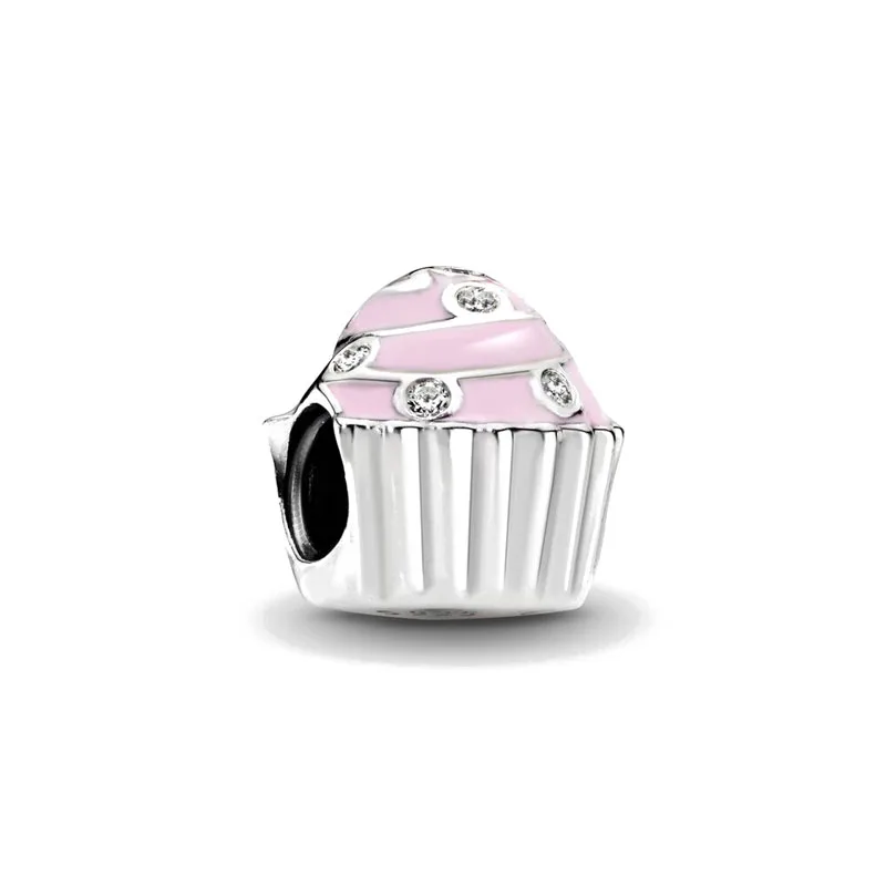 2024 Pink 925 Silver Pink Perfume Dance shoe pendant Charm Ghost Dog Bead Fit Original Bracelet Jewelry For Annversary Gifts 3