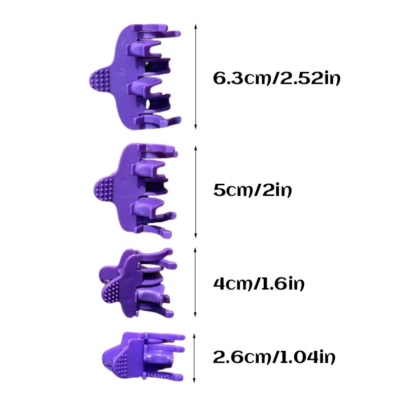 25PCS Hair Salon Wave Clip Morgan Tinfoil Front Thorn Curling Clip Hold Hair Evenly Curled Barrette Home Styling Tools for Men