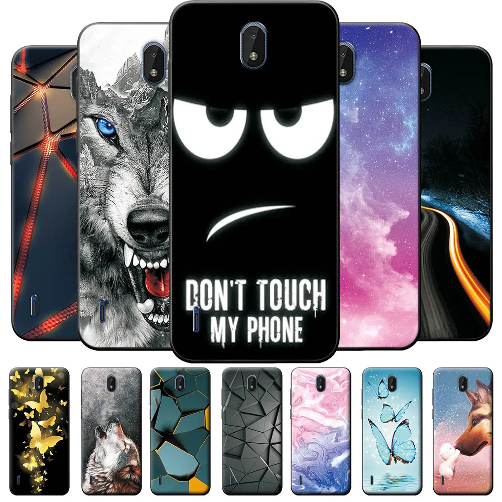 Per Nokia C1 2A Edizione Custodia Morbida In Silicone Custodia Per Telefono Cool Per Nokia C1 2A Edizione Cover Posteriore Protettiva Da 5.45 Pollici 