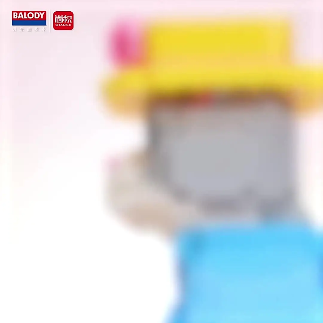 Balody Cartoon Cute Cat Micro Blocks Cats Pet Kawaii Building Educational DIY Model Bricks Toys Kids Birthday Gifts 18407