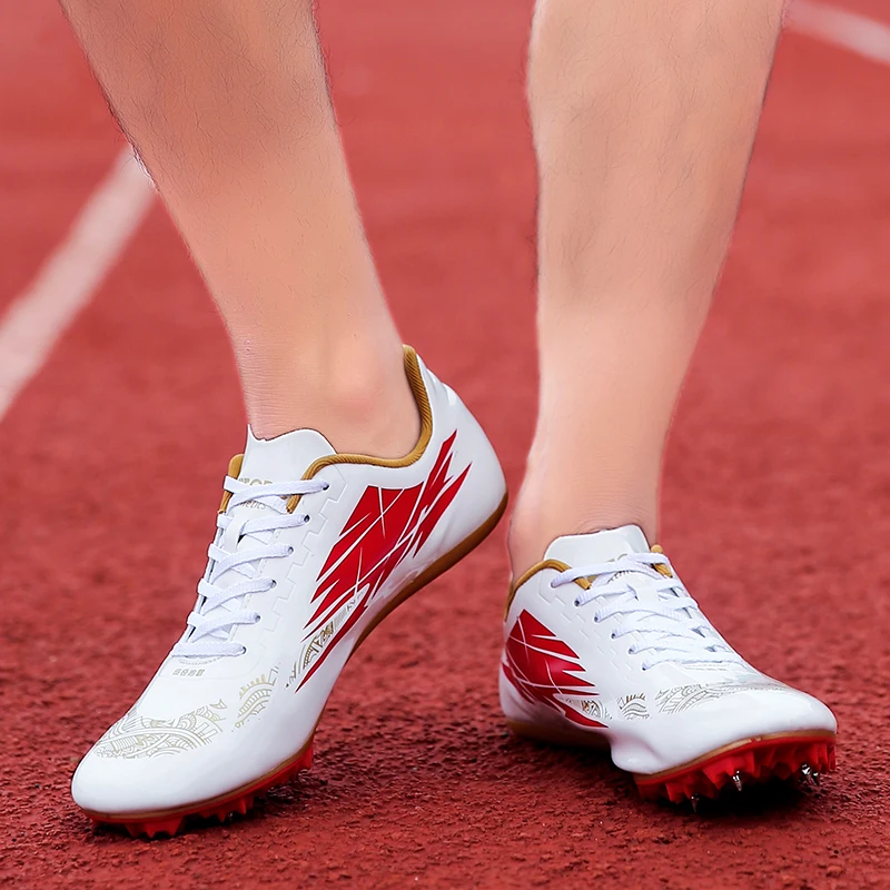 Spiked Spike Sneakers for Men and Women, Lightweight, Lace-up, Sport Training Shoes, Outdoor