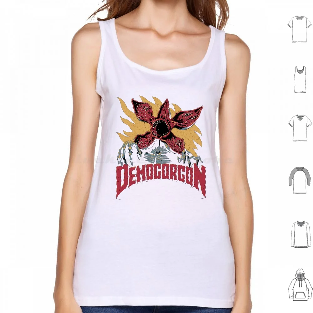 Camisetas sin mangas Demogorgon Camiseta sin mangas Demogorgon Once Netflix Dustin Stranger Mike Cosas Lucas Al revés 80S TV Horror