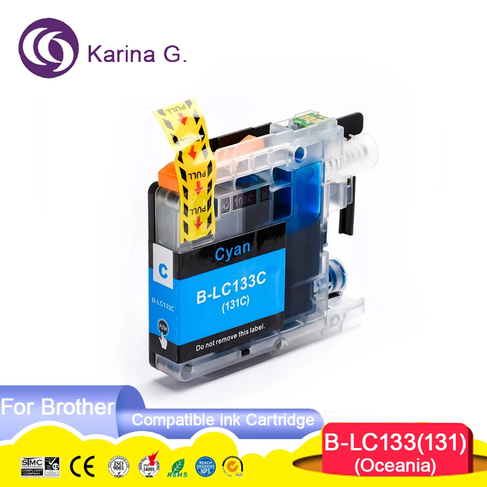 LC133 LC 133 LC-133 LC 131 Premium Compatible Color Inkjet Ink Cartridge for MFC