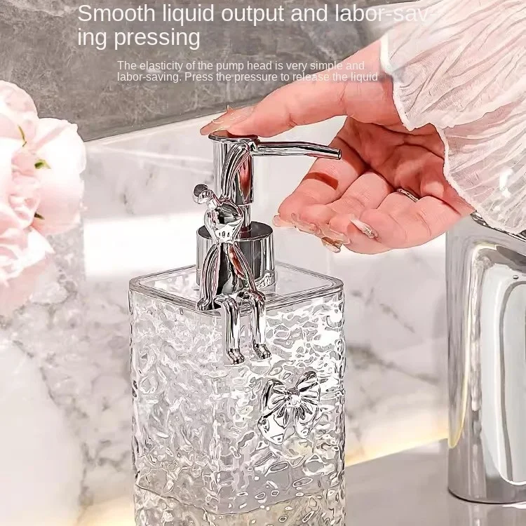 Hands Foaming Soap Dispenser Press-type Bathroom Liquid Soap Bottle Refillable Dish Container Hand Washer Soap Dispenser Soap Dispenser Bottle Foaming Soap Dispenser Foam Pump Bottle