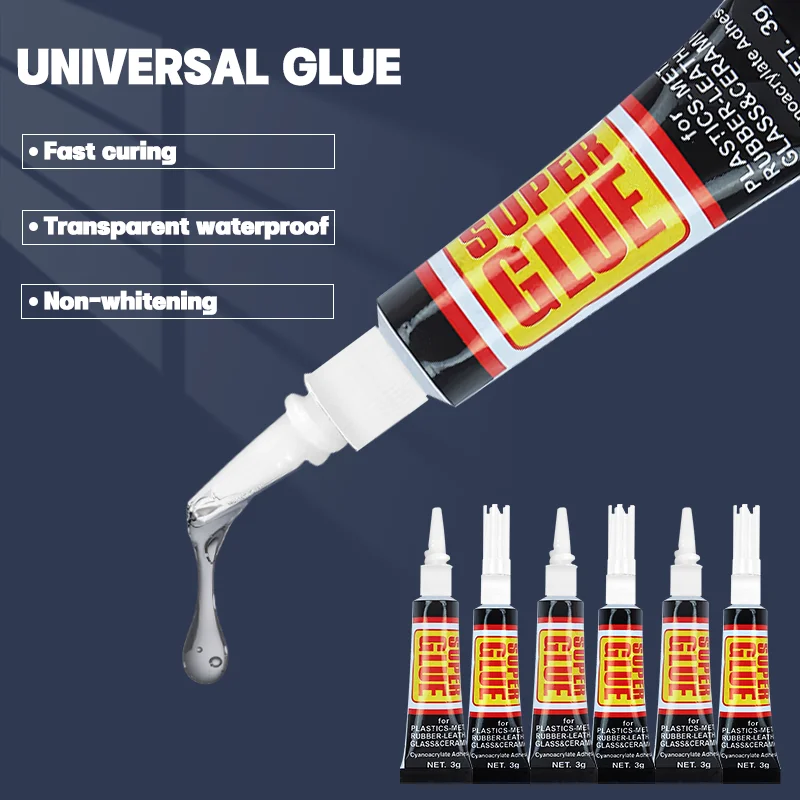 Super Glue Epoxy Resin Shoe Repair Glue Speed Adhesive Repair Plastic Metal Ceramics Glass Nail Gel Bond Leather Sealers