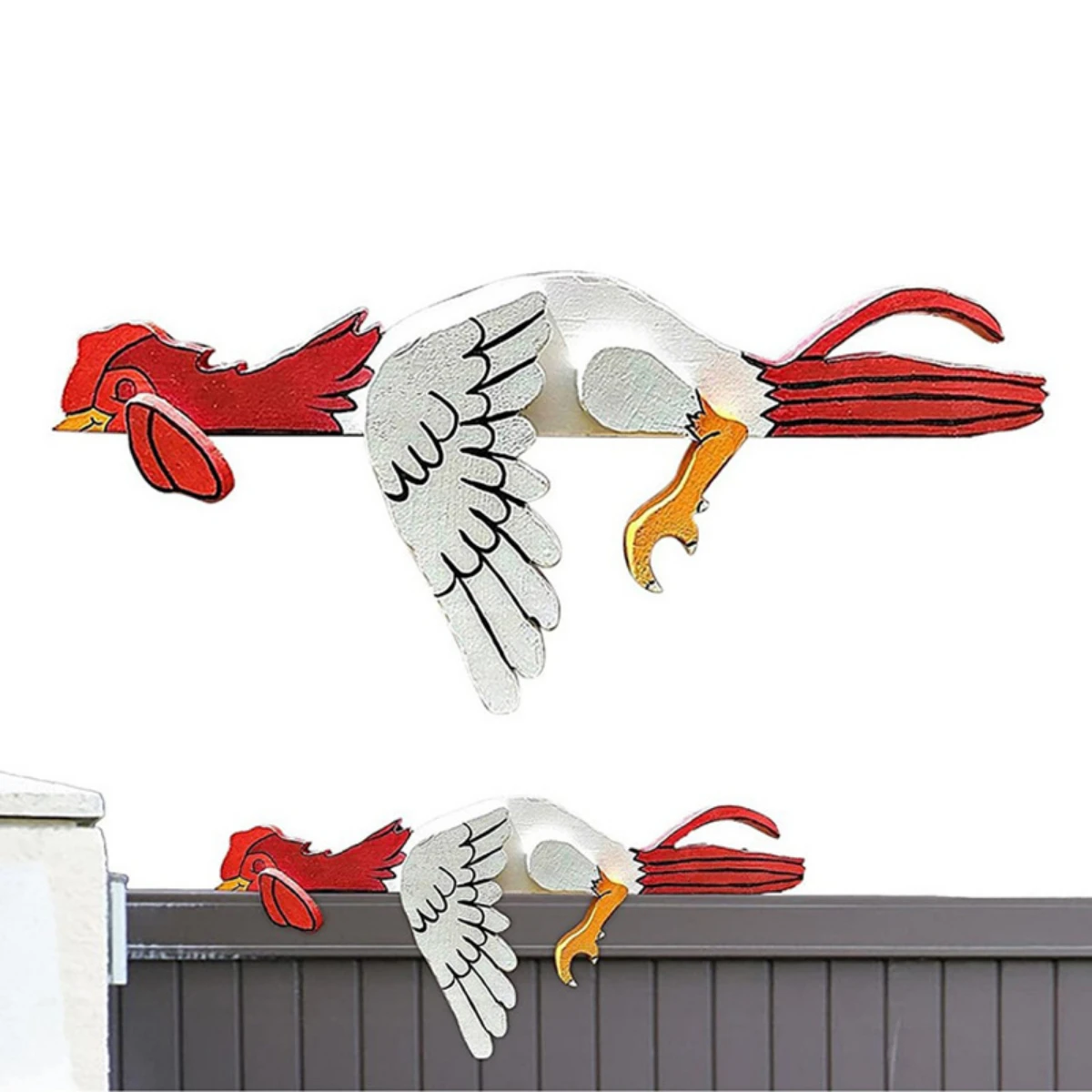 

Unique Courtyard Art Decoration, Interesting Chicken Pen Pet Garden Decoration, Farm, Courtyard, Outdoor Chicken Sculpture