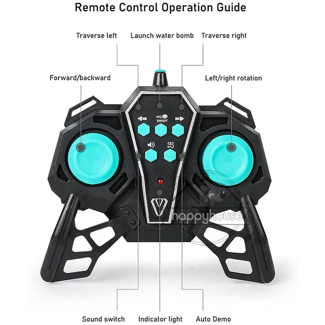 Remote Control Tank for Children Water Bomb Tank Toy Electric Gesture Remote Control Car RC Tank multiplayer RC Car for Boy Kids 4