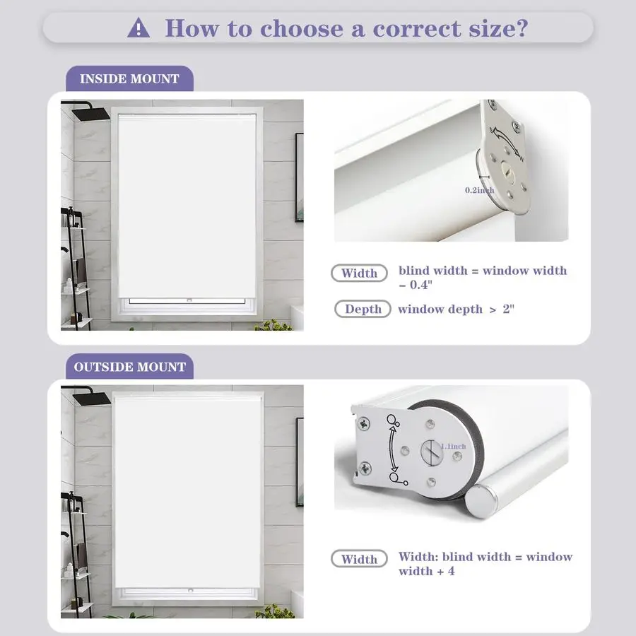 Cordless blackout roller shade example 6