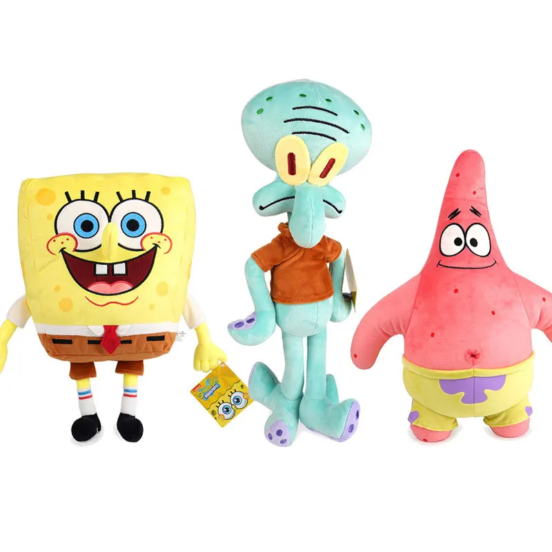 thumbnail image 1 of 22-40Cm 100% genuino Bob Esponja Patricio Estrella Kawaii Dibujos Animados Animal Peluche Muñeco de Peluche Dibujos Animados Suave Juguetes para Niños Regalo de Cumpleaños, 1 of 5