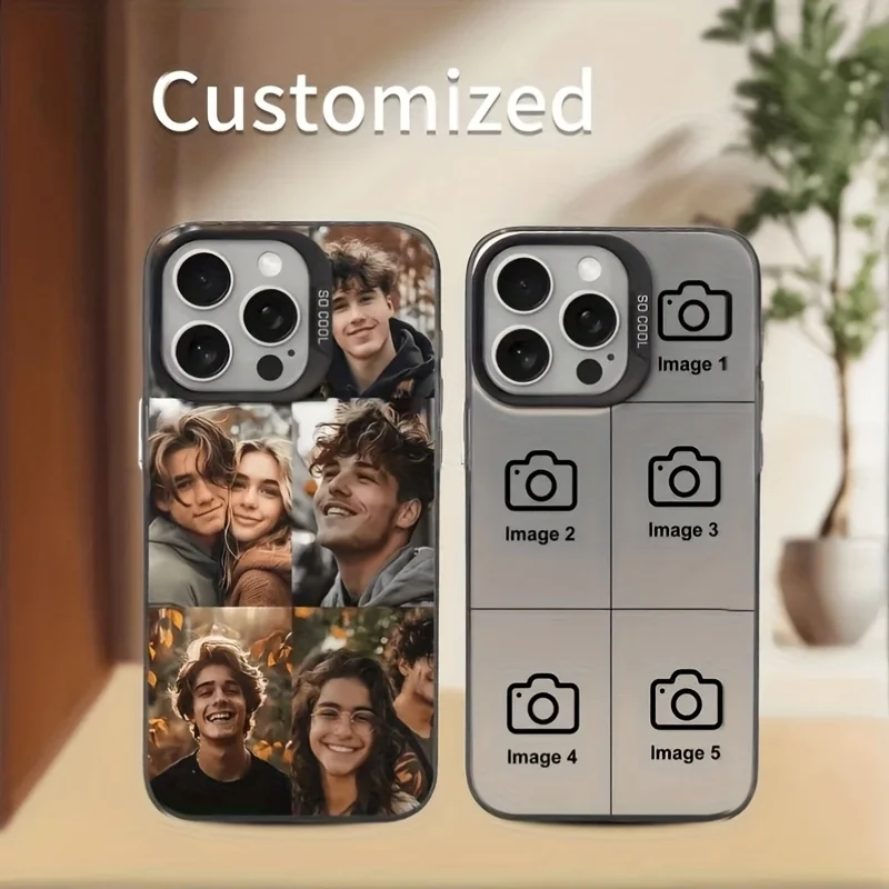 Personalization Custom Multi Photo IMD Phone Case For iPhone 16 15 14 13 12 11 Pro Xs Max X XR Mini 16e 7 8 Plus SE 2020 2022 2