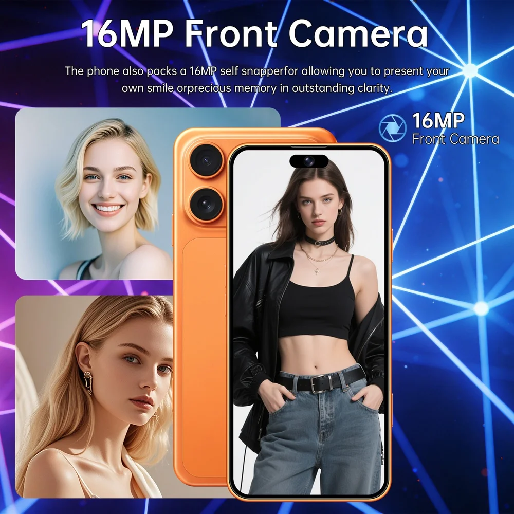 K-Touch Mobile Phones A17 Pro Max Smartphone 7.3 Inch Android 15 Global Version Cell Phone 16+48MP 5G Dual Card Dual Standby 7800mAh Global Version Cellphones