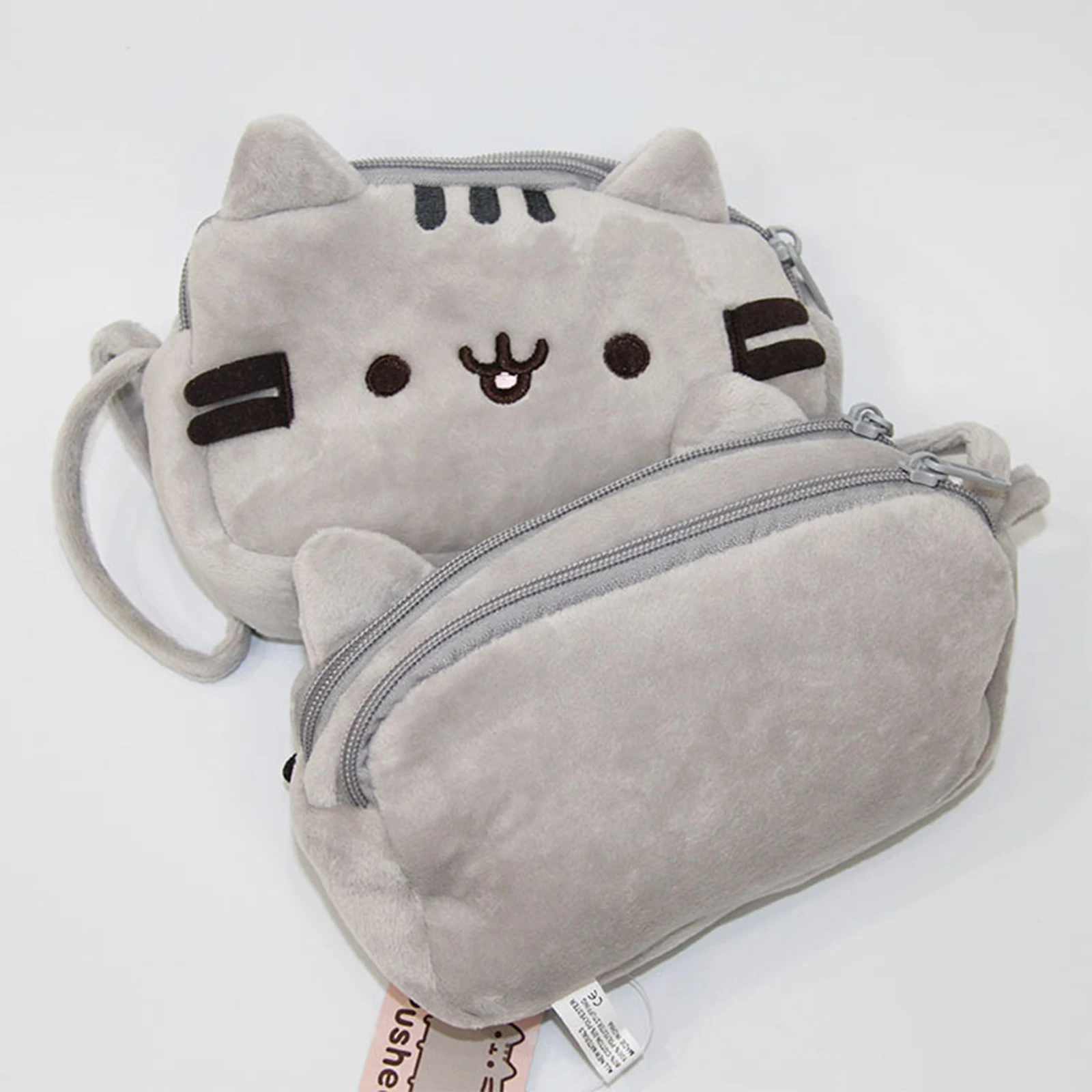 Pencil Cases Pen Storage Bag Plush Pencil Case Portable Pen Case Storage Pouch Purse Multipurpose Pencil Bag Cosmetic Bag Adorable Cat Pen For Boys Girls