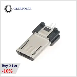 20 pcs/lot Male 5 Pin 5V 1.5A Micro USB Connectors Female Tail Plug Port Jack Socket Electric Terminals Adaptador