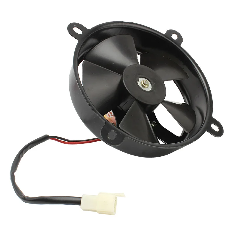 

12V Motorcycle Cooling Fan Radiator DC Cooler Power Fan Fit for 200-250cc Water-cooled Engine ATV Quad Go-kart Motocross