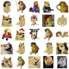 50PCS Doge MEME Funny Stickers Vintage For Hot DIY Kids Notebook Luggage Motorcycle Laptop Refrigerator Decals Graffiti Toys 3