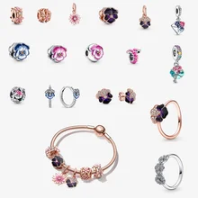 

2022 New Charm Pandora Original Beads DIY925 Sterling Silver Handmade Beaded Bracelet Fashion Hot Sale Ladies Jewelry Gifts