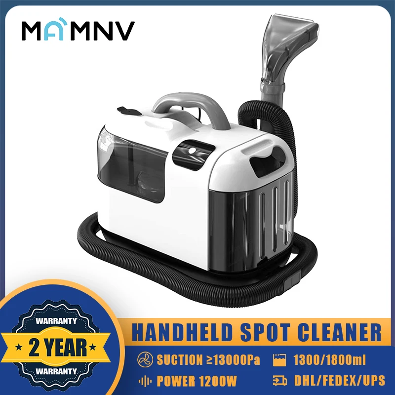 

MAMNV W06 Spot Cleaner Handheld 13KPa Suction Steam Vacuum Cleaner For Carpet Sofa Curtain Cleaning Spray Integrated Machine