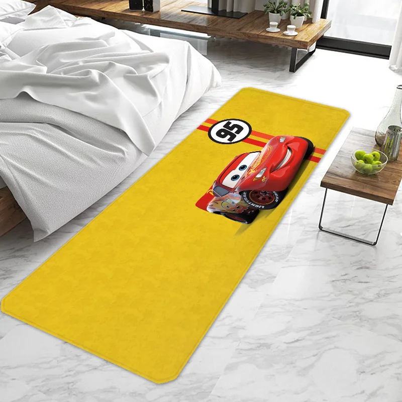 

Cars Lightning McQueen Door Mat Entrance Non-slip Washable Kitchen Carpet Living Room Hallway Rugs Door Mats Bathroom Bath
