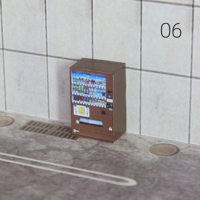 1/64 Scale Diorama Vending Machine Model City Street Vending Machine Scene Display Props Scene Model Collection Toy Gift 4