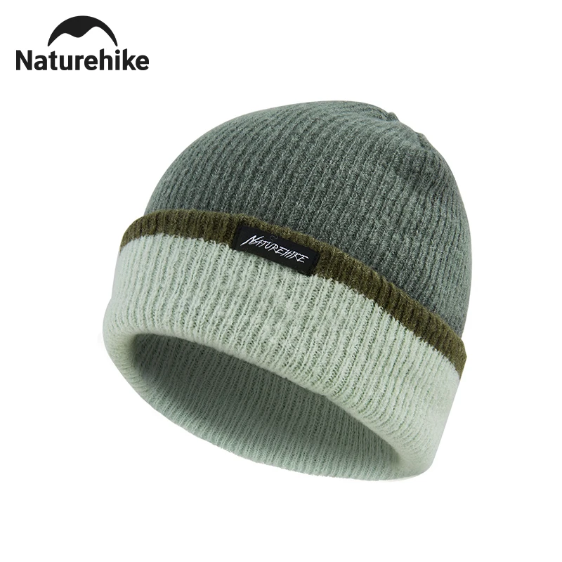 

Naturehike Winter Hats Outdoor Soft Keep Warm Cap Double Wool Knit Cap Couple Hats Women Hat High Quality Travel Hiking Fishing