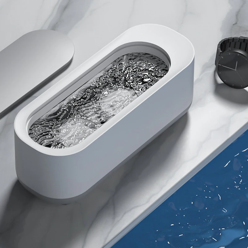 Máquina de Limpeza Ultra-sônica de Alta Frequência por Vibração Lavagem de Limpeza para Jóias Óculos Relógio Anel Pequeno 45000hz