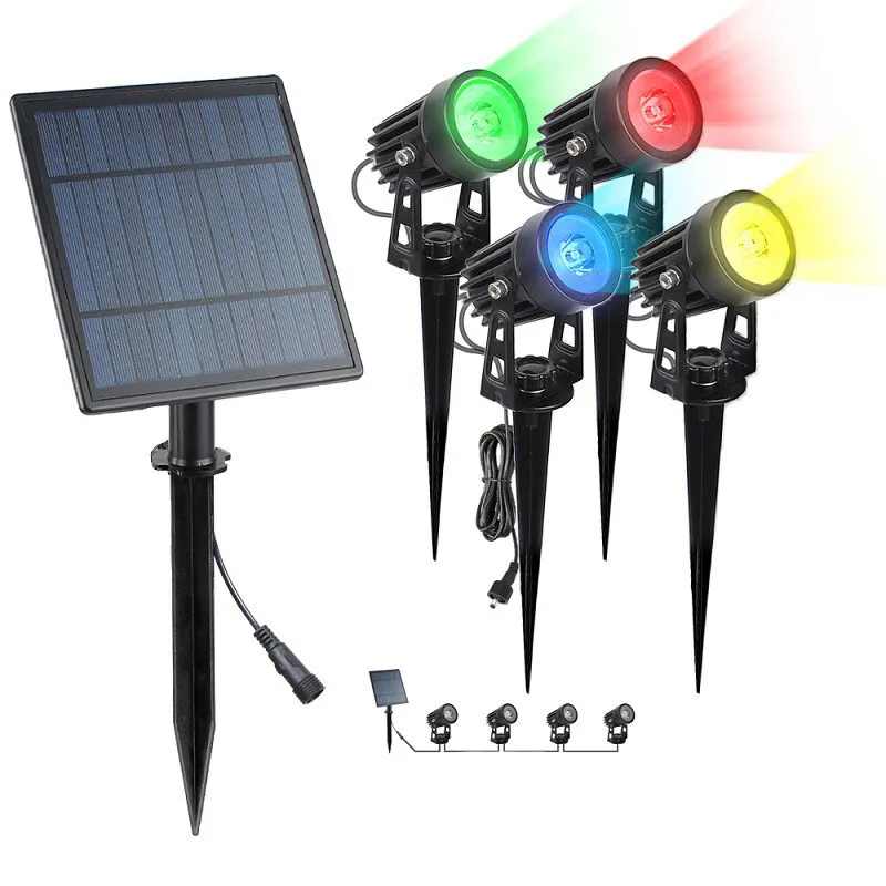 

Solar Spotlight Waterproof IP65 Solar Powered LED Landscape Solar Lawn Garden Light Outdoor/Garden/Courtyard/Lawn/Backyard Lamps