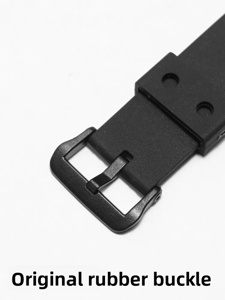 Soft Silicone Sports Watch Strap in Black