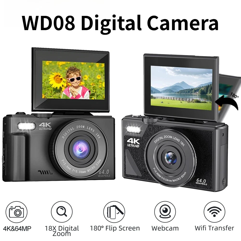 4K Ultra HD デジタルカメラ WD08 楽天市場】【日本正規品・1年保証あり☆カメラケース付】高画素