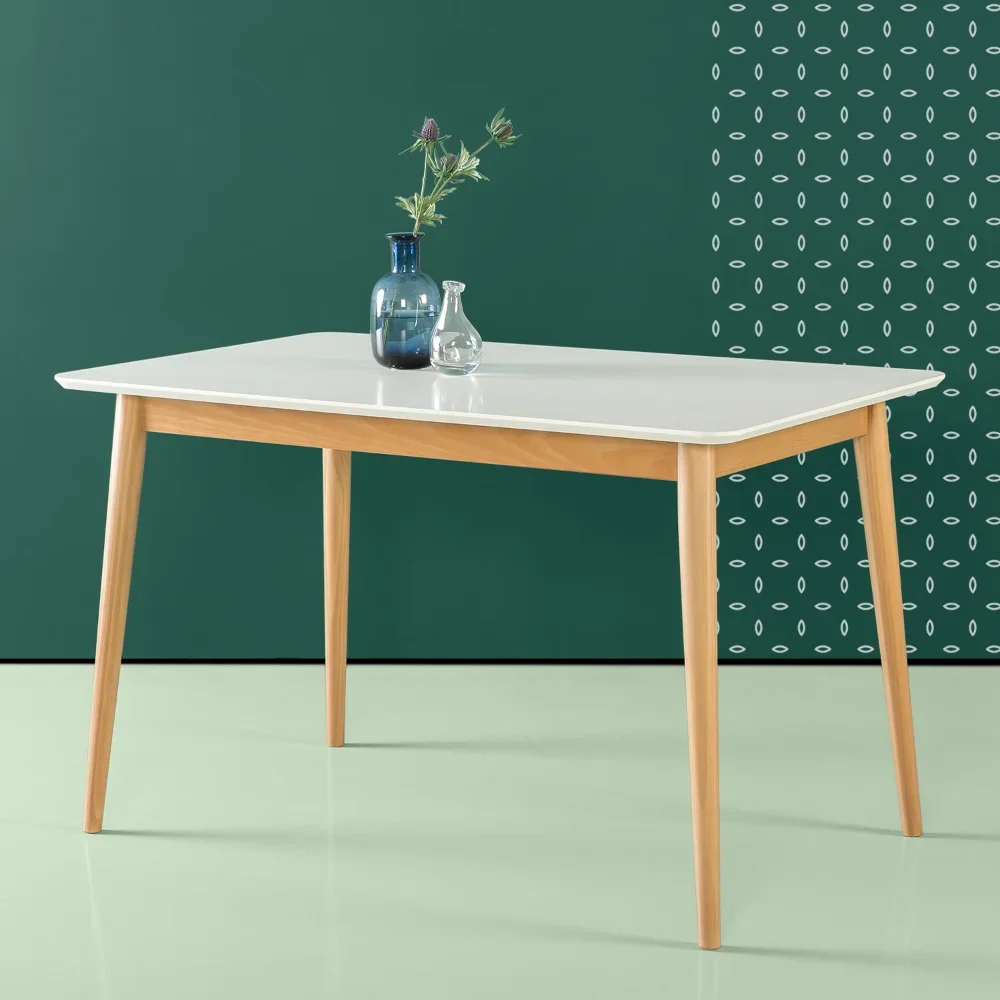 

Wood Dining Table, 47", White