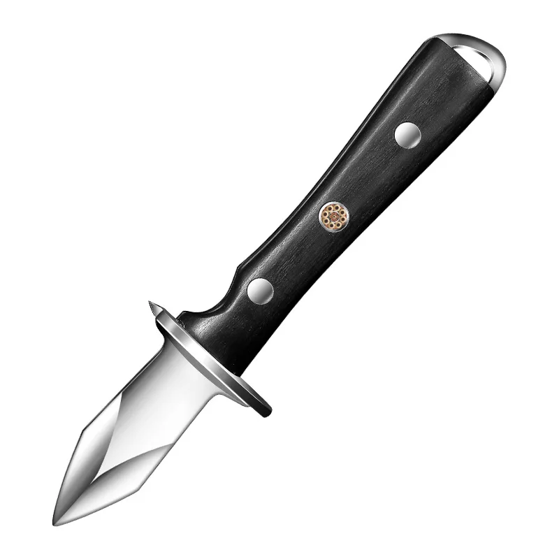 German Style Wood Stainless Steel Oyster Knife Kitchen Tools Accessories Light Luxury Thickened Shell Opener Gadgets oyster knife,seafood opener