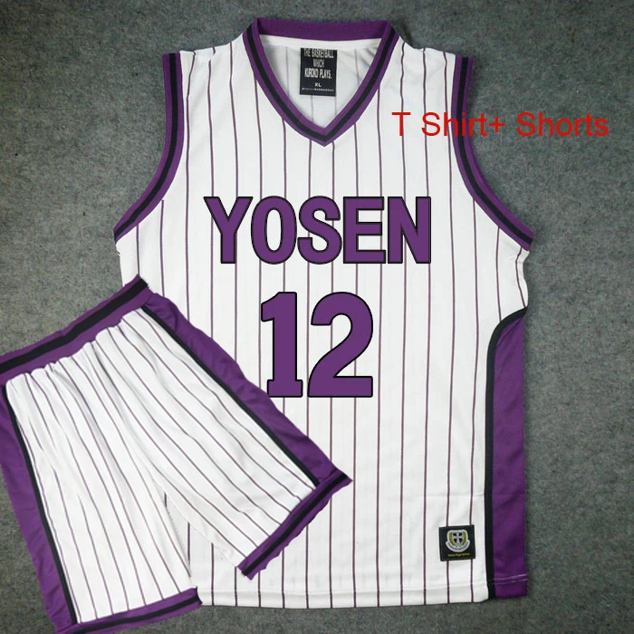 Anime Yosen Basket School Cosplay Uniform Murasakibara Atsushi