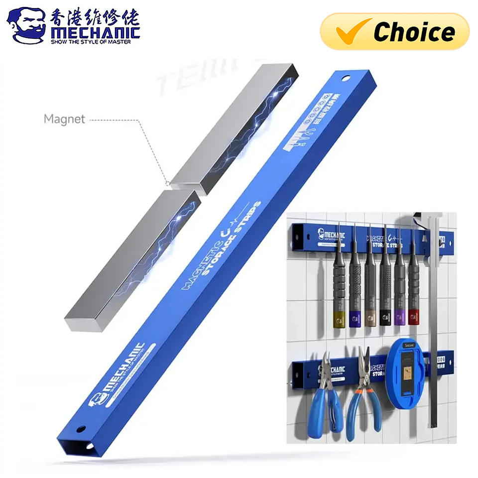 Mechanic Holder Metal Magnet Mag 25CM Organizer Bar Long Strip Garage Cutter Wrench Pliers Hand Tool Holder Storage Rack Tools