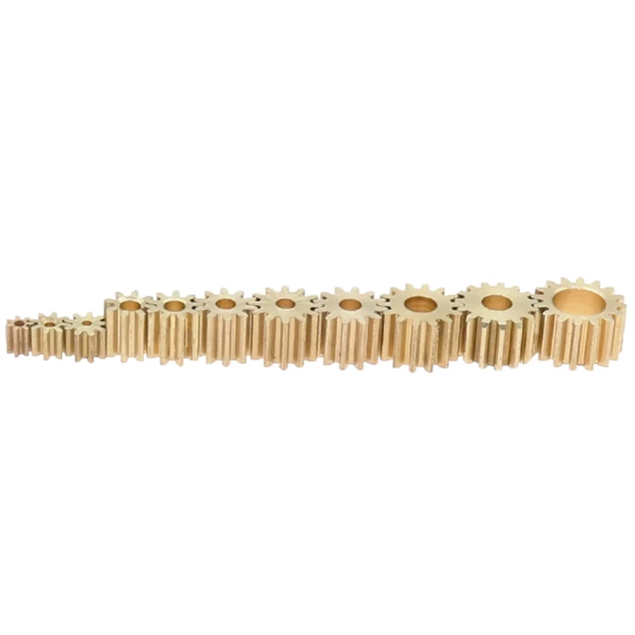 10pc 0.5M 10/11/12/13/14 Teeth 0.5mod Gear Rack Spur Gear Precision Copper Steel Cnc Pinion