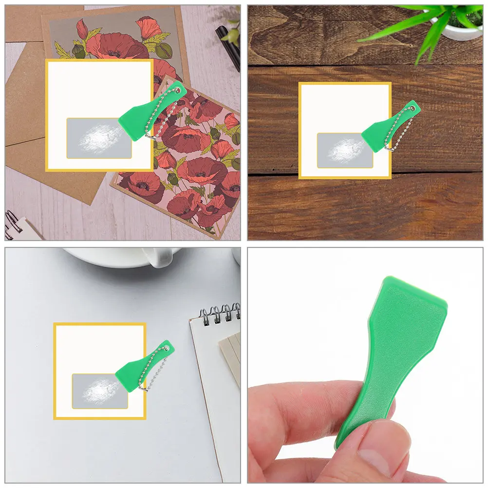 20Pcs 플라스틱 복권 스크래쳐 도구 티켓용 스크래치 오프 도구 다목적 스크레이퍼 라벨 필름용 튼튼한 스크래쳐 도구