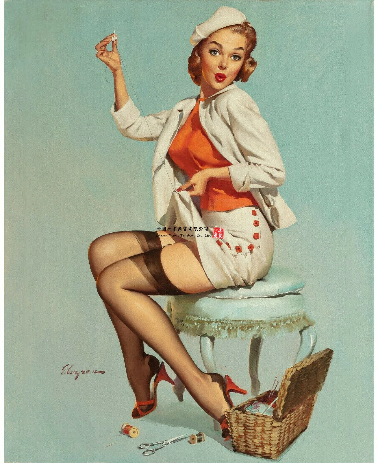 

Постер Time 1957, холщовое изображение, календарь на булавке, сексуальные девушки, 2022 обнаженный эротический пинап, сексуальный голый шкафчик
