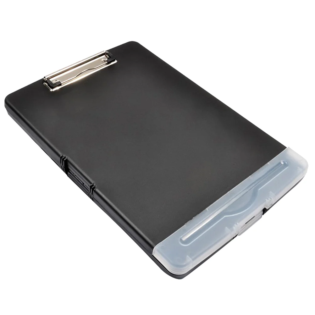 File Rack Storage Student Folders Plastic Paper Document Organizer Pp A4 Clipboard Sealed writing clipboard transparent clipboard clipboard holder