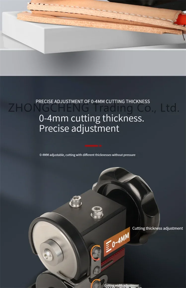 New 220v New Hand Held Cutting Machine Diy Leather Bag Tool Cutting Split Leathe