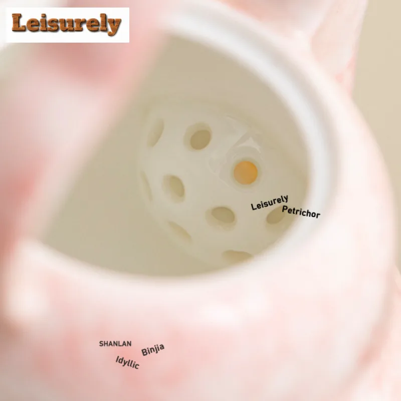 160ml Hand-painted Cherry Blossom Teapot Traditional Tea Infuser Pot Tea Making Kettle With Strainer Green Tea Tea Items Craft