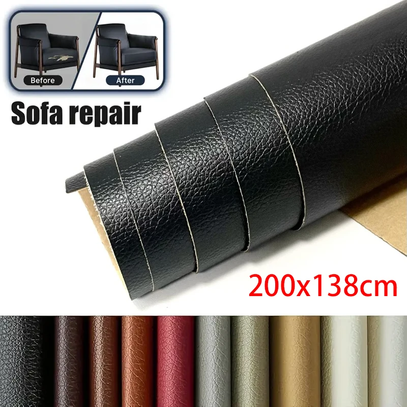 200x138cm sofa self adhesive leather repair tape DIY car seat sofa repairing patches tape car seat bag home sheets patches leather repair tape,leather repair sticker,leather patch,leather repair,leather repair patch,leather repair material,self adhesive leather sticker