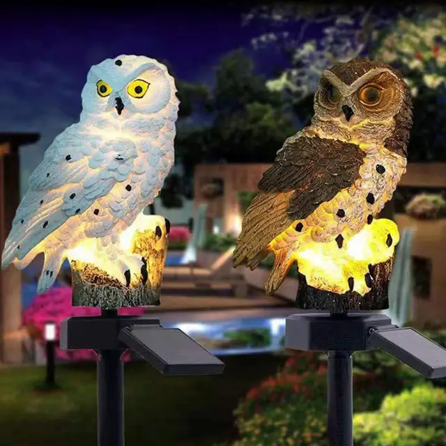 Led Napenergia Világítás Bagoly Gyep Lámpa Dekoratív Ip44 Vízálló Napenergia-Táj Fénye-Megtakarító Földi Az Udvarra - Image 2