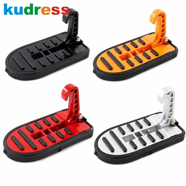 Universal Auto Tür Pedal Faltbare Hilfs Dach Pedal Auto Fahrzeug Falten  Stepping Leiter Fußrasten Einfach Zugang Zubehör - AliExpress