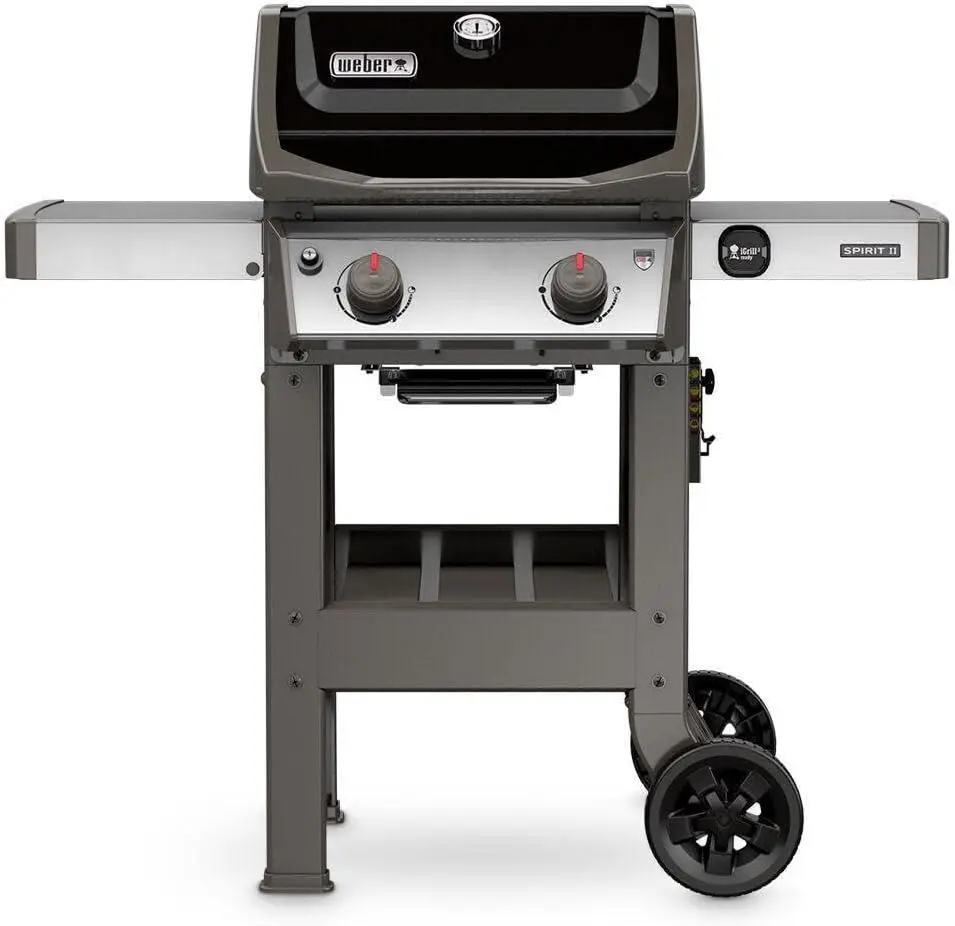 

Weber Spirit II E-210 2-Burner Liquid Propane Grill, 48 x 26 x 57 inches, Black